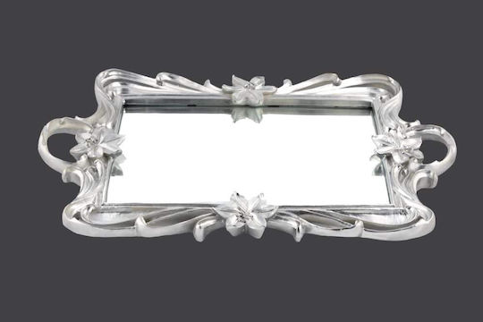 La Vista Wedding Tray made of Metal with Mirror Silver 1pcs La Vista Wedding Tray made of Metal with Mirror Silver 1pcs