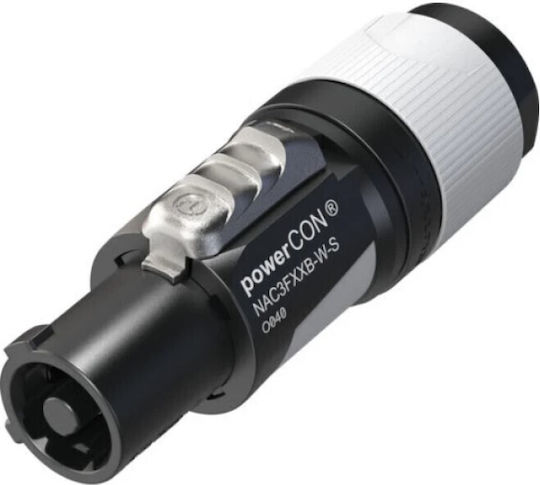 Neutrik Βυσμα Τροφ.ac Εξοδου Προεκτ >6-12 Mm Γκρι Nac3fxxb-w-s