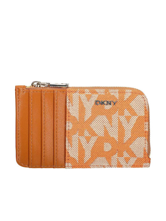 DKNY Frauen Brieftasche Karten Orange