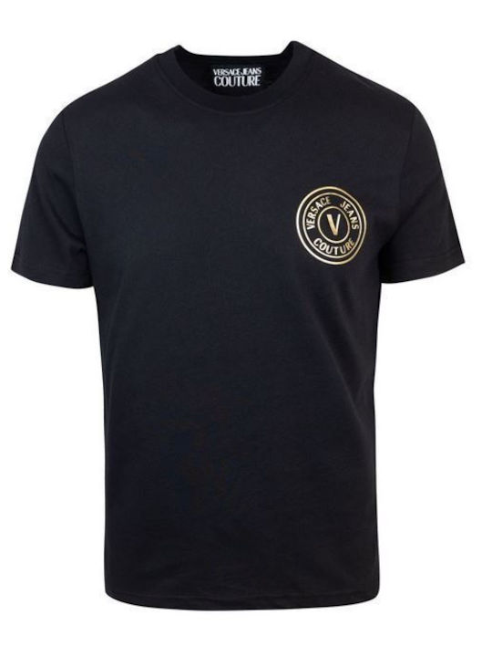 Versace T-shirt Bărbătesc cu Mânecă Scurtă Black