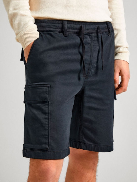 Pepe Jeans Ανδρική Βερμούδα Cargo Μαύρη