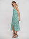 Summer Maxi Petrol Blue Dress