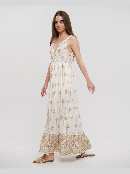 Summer Maxi Evening Dress White