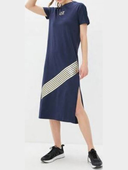 Rochii De Vară Pentru Femei Midi Tricou Rochie Albastru Marin