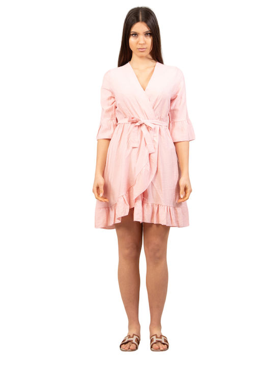 Fashion Vibes Mini Dress Pink