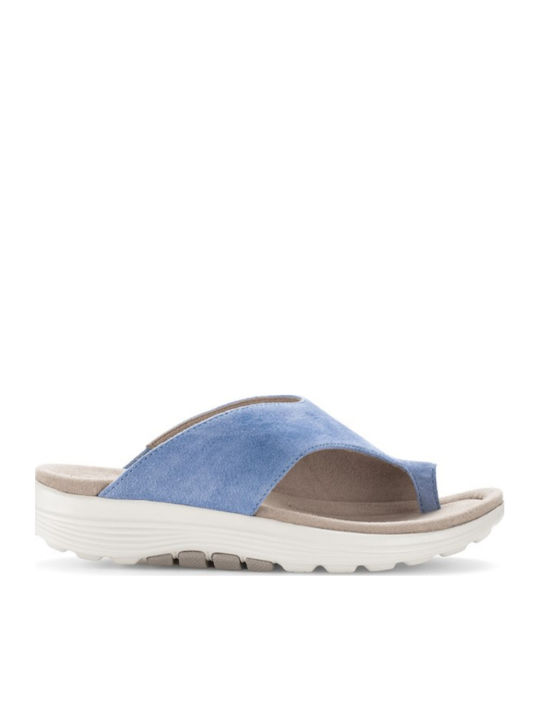 Gabor Leder Flache Sandalen für Damen Anatomisc...