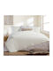 Nef-Nef Homeware Colorfull Coverlet King Size Microfiber Ecru 270x270cm