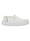 Hey Dude Wendy Rise Women's Moccasins in White Color