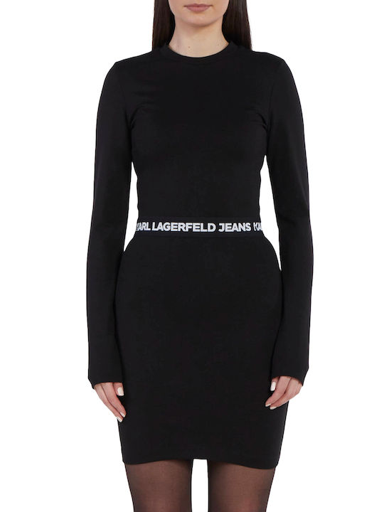 Karl Lagerfeld Dress Denim Black