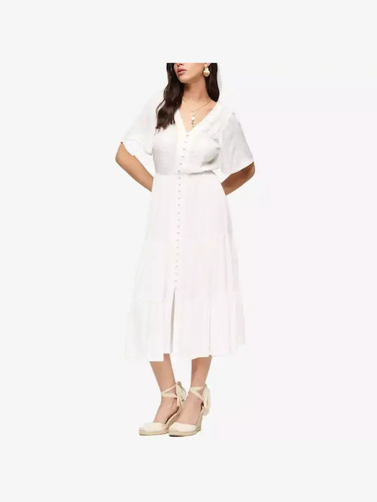 Superdry Midi Dress White