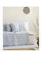Nima Azura Armchair Throw 2 Sides 180x180cm Gray