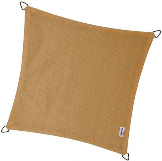 Showood Platz Sonnensegel Beige 5x5m 285gr/m²