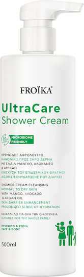 Froika Ultracare Shower Cream Κρεμώδες Αφρόλουτρο Κανονικό Προς Ξηρό Δέρμα 500ml