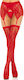 Leg Avenue Spitzen Oberschenkelhohe Sexy Socken Rote