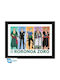 GB eye Pirate Hunter Zoro Rahmen Holz 40x30cm