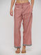 Damen Stoff Hose Rot
