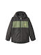 Name It Waterproof Kids Casual Jacket Windproof with Hood Black