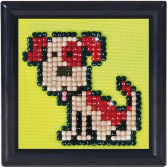 Diamond Dotz Σκυλάκι Diamond Painting Κιτ με Κορνίζα