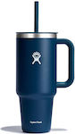 Hydro Flask Tumbler Bottle Thermos Stainless Steel Indigo 1.183lt