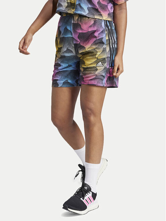 adidas Allover Print Γυναικείο Αθλητικό Σορτς