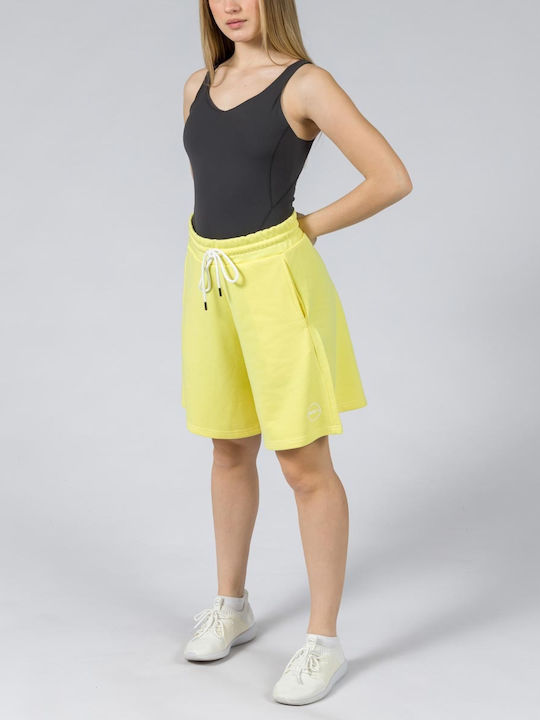 GSA Women's Sporty Bermuda Shorts YELLOW