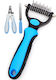 Onepet Pet Grooming Set Size Pieptene Mici pentru câini cu părul lung pentru Îngrijirea Blănii Albastru