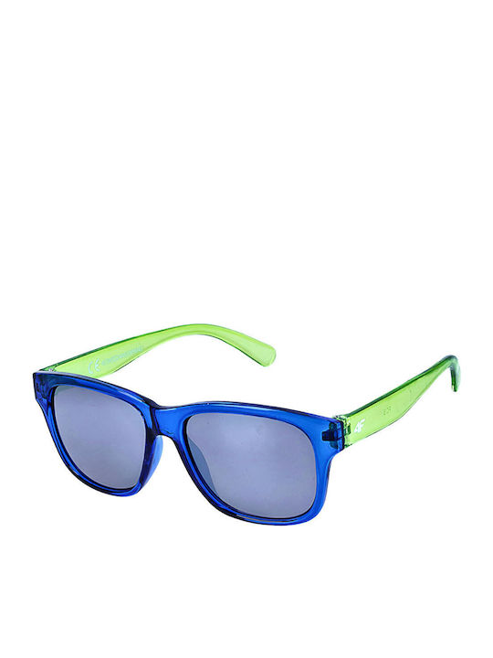4F Kinder-Sonnenbrillen Blau 4FJWSS24ASUNM042-90S