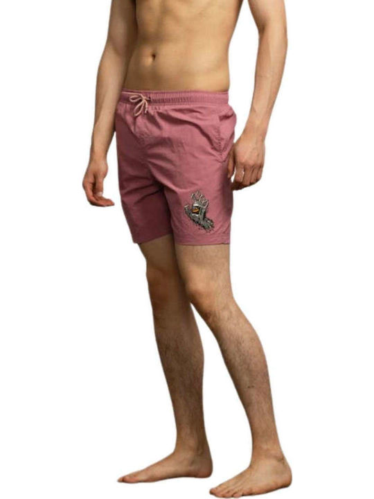 Santa Cruz Hand Men's Swimwear Shorts Pink