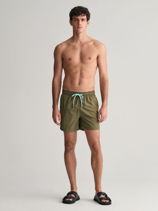 Gant Men's Swimwear Shorts Olive Green
