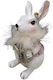 Zen Collection Easter Bunny Polyresin White 13.5x8x8cm