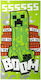 Minecraft Παιδική Πετσέτα Θαλάσσης Πράσινη 140x70εκ.