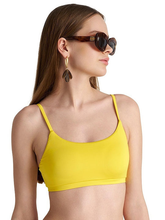 Blu4u Sports Bra Bikini Top with Adjustable Str...