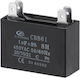 Polypropylene Fan Capacitor Faston 1μF 450VAC CBB61 CBB
