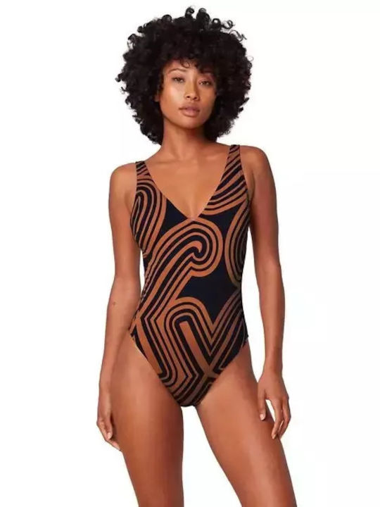 Triumph Padded Swimsuit Brown