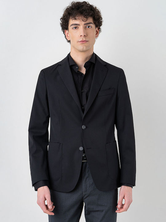 Hugo Boss Hanry Men's Suit Jacket Black