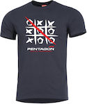 Pentagon T-shirt in Black color