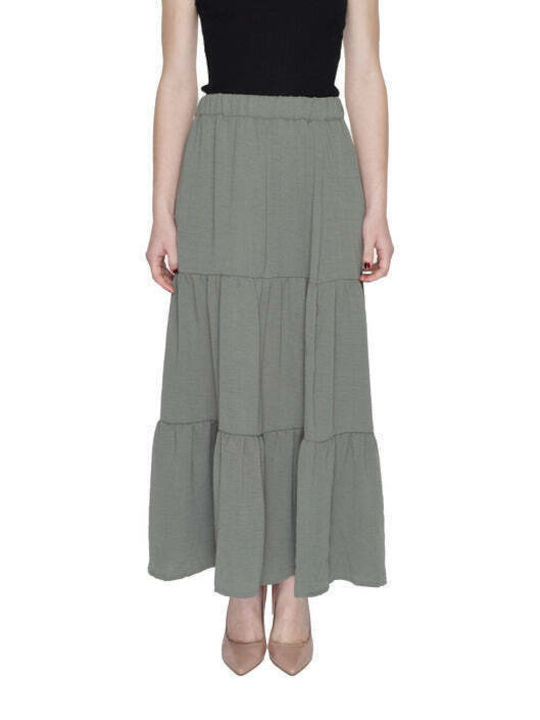 Jacqueline De Yong Skirt in Green color