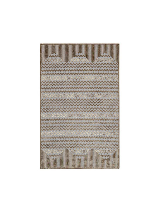 Newplan Venice Rug Rectangular Summer Brown