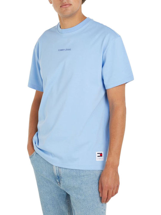 Tommy Hilfiger Ανδρικό T-shirt Κοντομάνικο Γαλάζιο