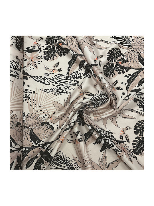 Clothing Fabric Satin Black-beige