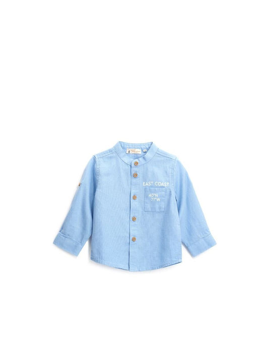 Original Marines Kids Shirt Light Blue