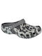 Crocs Classic Spray Camo Kinder Badeschuhe Schwarz