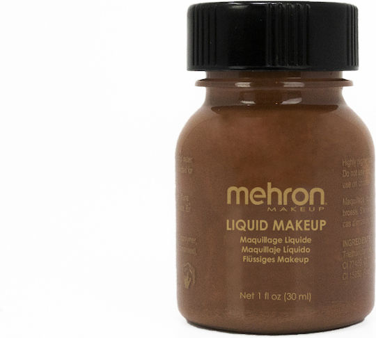 Mehron Professional Liquid Makeup Eyelids Complexion Bodypainting Long-lasting Liquid Makeup Mehron 30ml 142 Sable