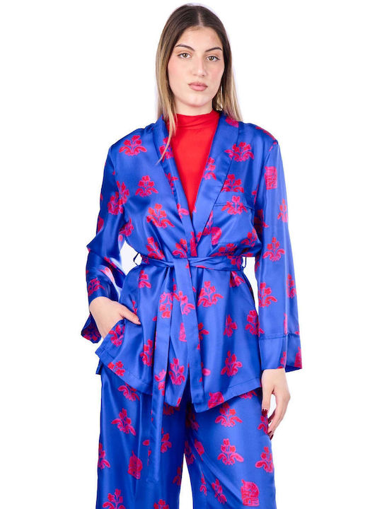 Beatrice Women's Kimono Blue