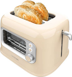 Cecotec Retrovision Toaster 2 Slots 700W Beige