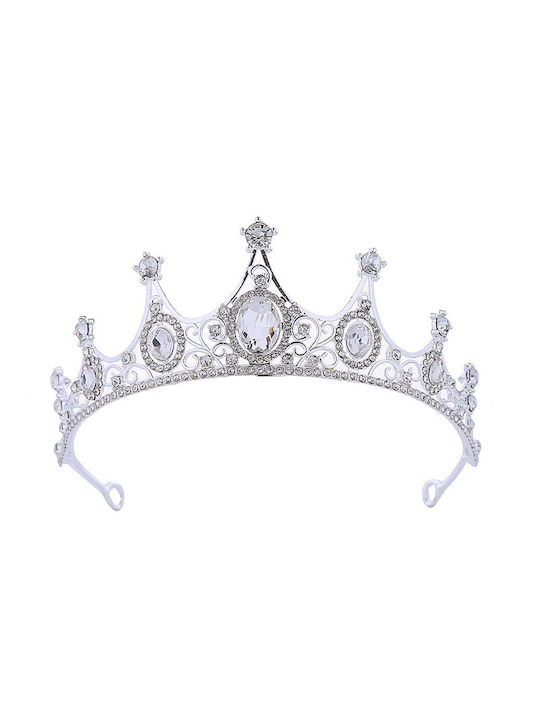 Tiara de păr J2853 – Argintiu