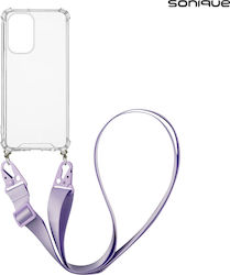 Sonique Strap Back Cover Σιλικόνης Λιλά (Poco F...