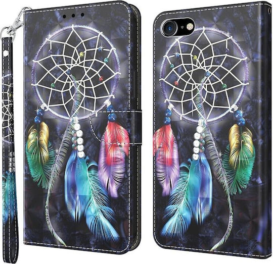 3d Painting Pattern Brieftasche (iPhone SE 2020)