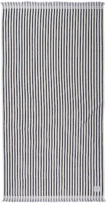 Nef-Nef Beach Towel Cotton Black with Fringes 170x90cm.