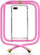 Phoneclub Back Cover με Λουράκι Διάφανο (iPhone SE 2020)